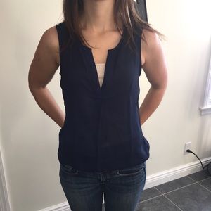 Navy blouse